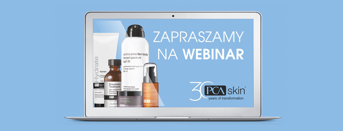 PCA Skin, szkolenia webinarowe